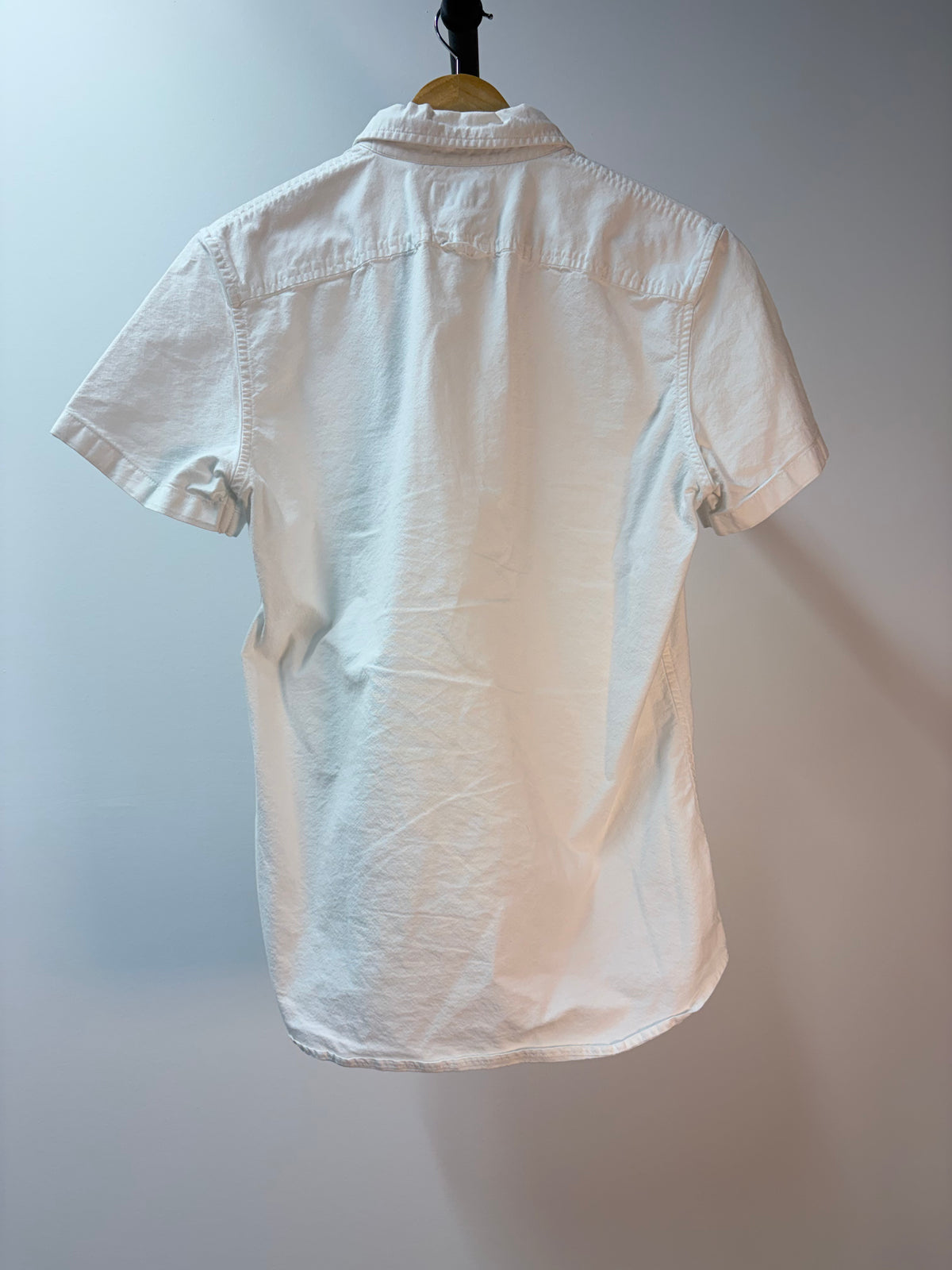 Timberland White Short-Sleeve Slim-Fit Button-Down