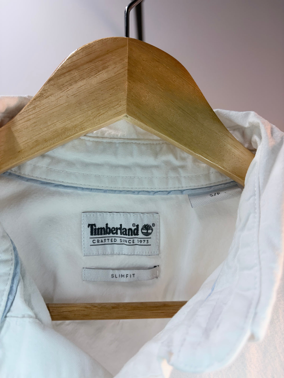 Timberland White Short-Sleeve Slim-Fit Button-Down