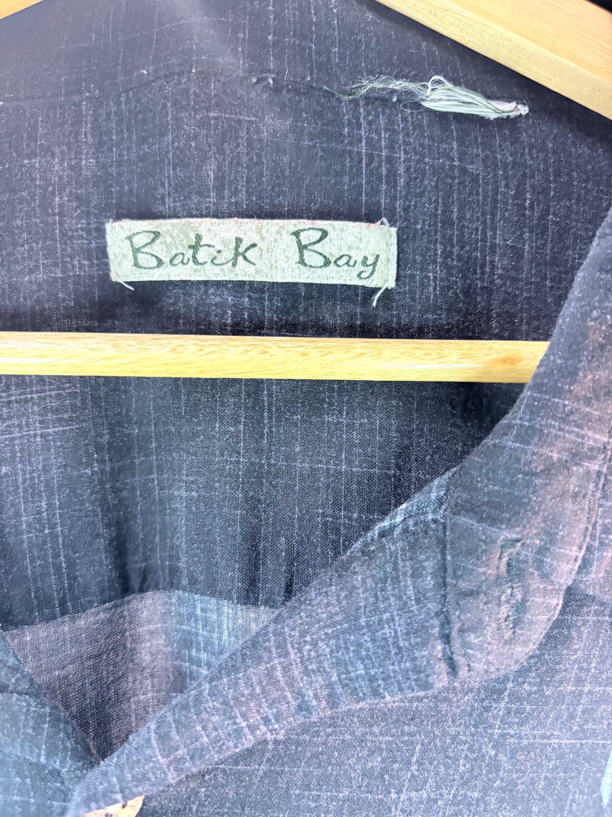 Back Bay Dark Hawaiian / Surf Panel Short-Sleeve Shirt