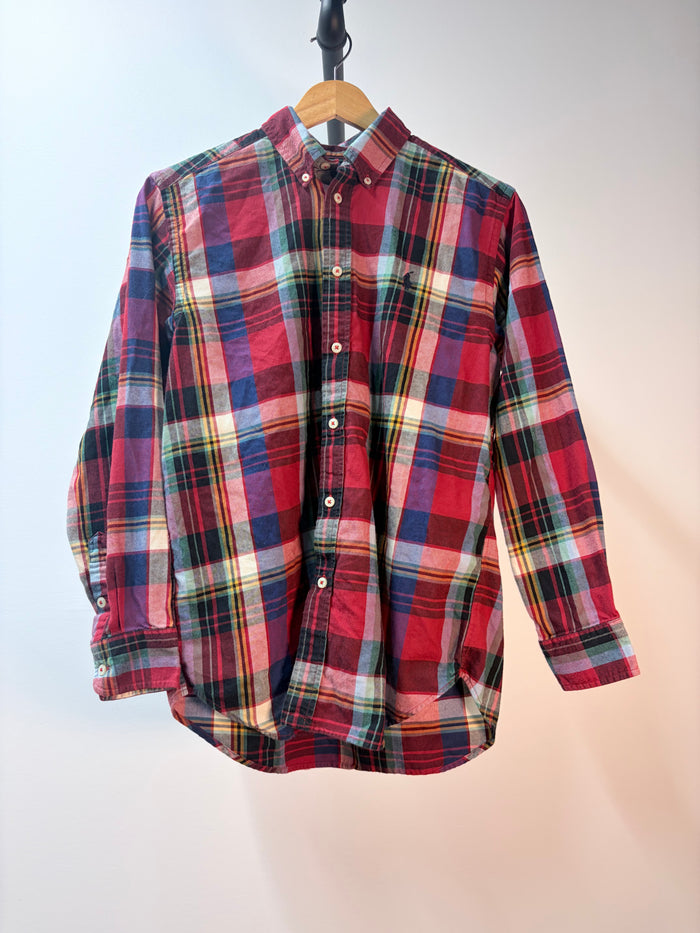 Ralph Lauren Multicolor Plaid Long-Sleeve Button-Down