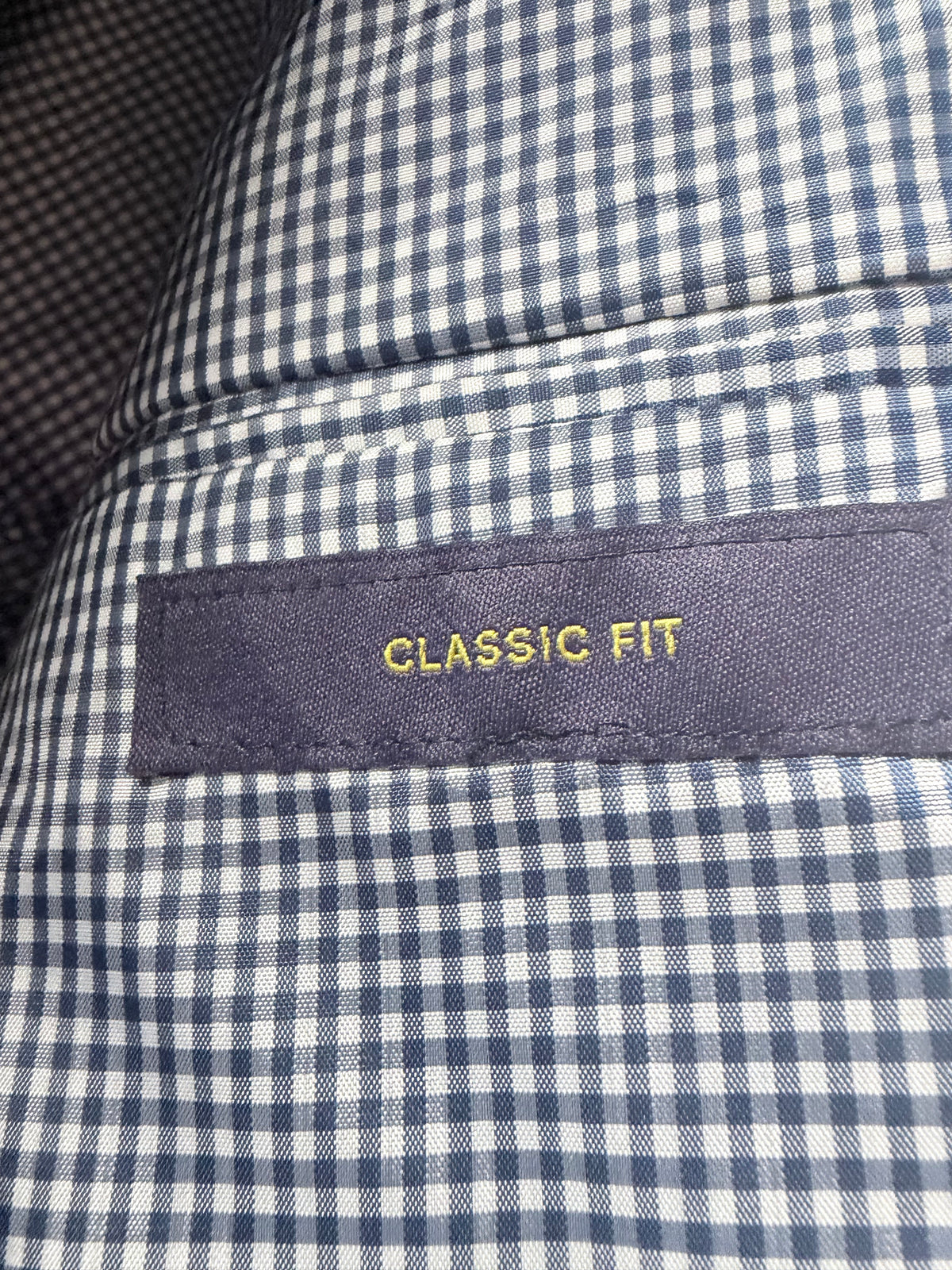 Stafford Classic Fit Black Blazer Suit Jacket - Men’s