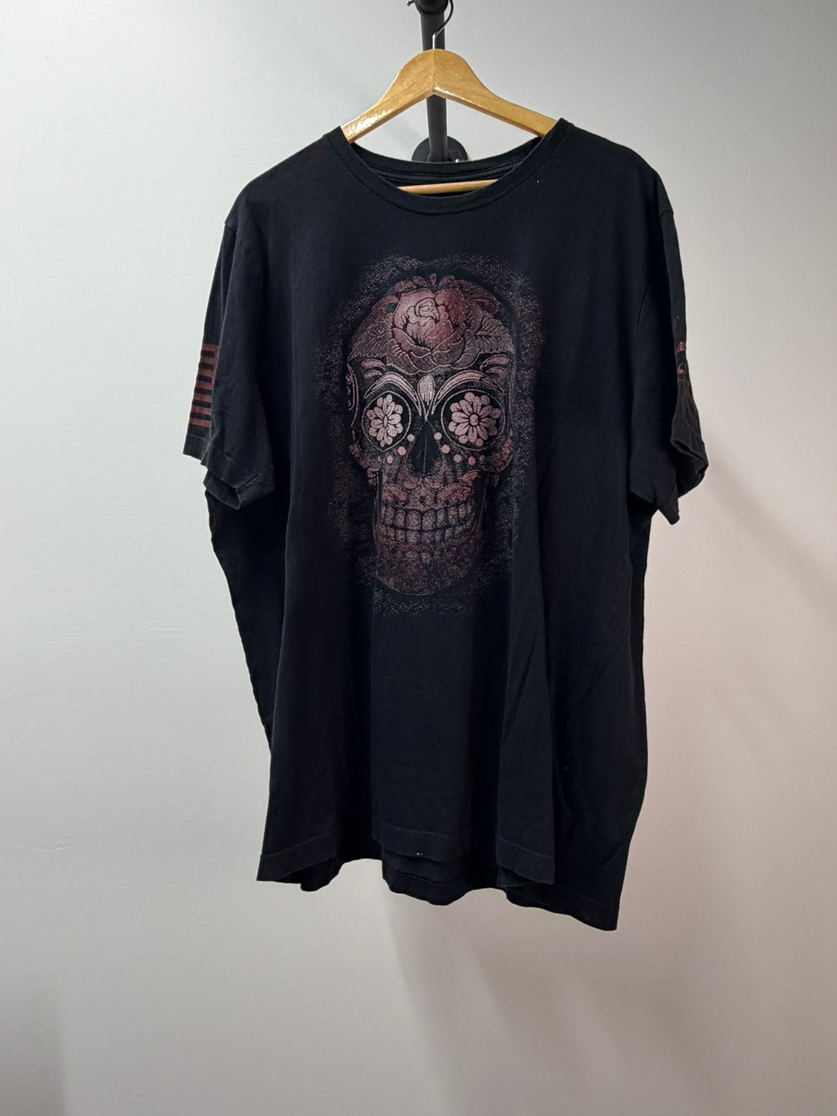 Grunt Style Sugar Skull Graphic T-Shirt - Men’s XXL