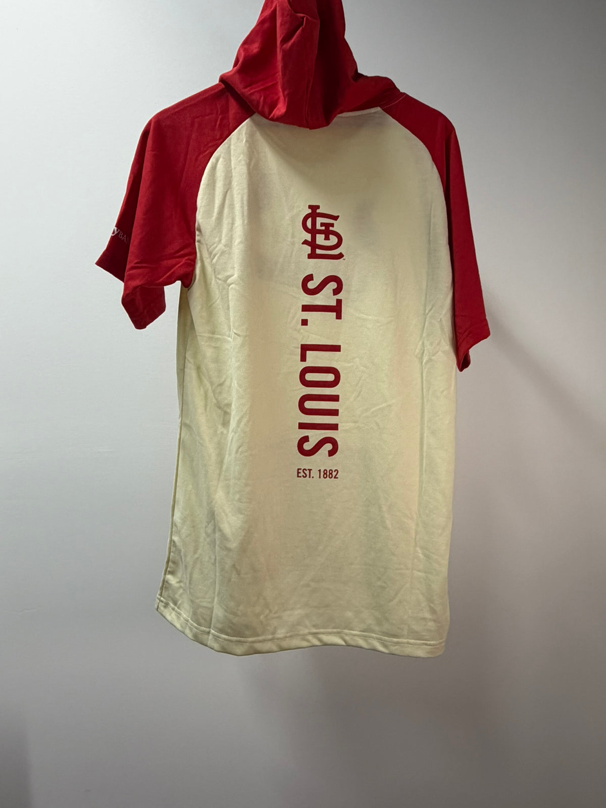 St. Louis Cardinals Short Sleeve Hoodie - Adult M