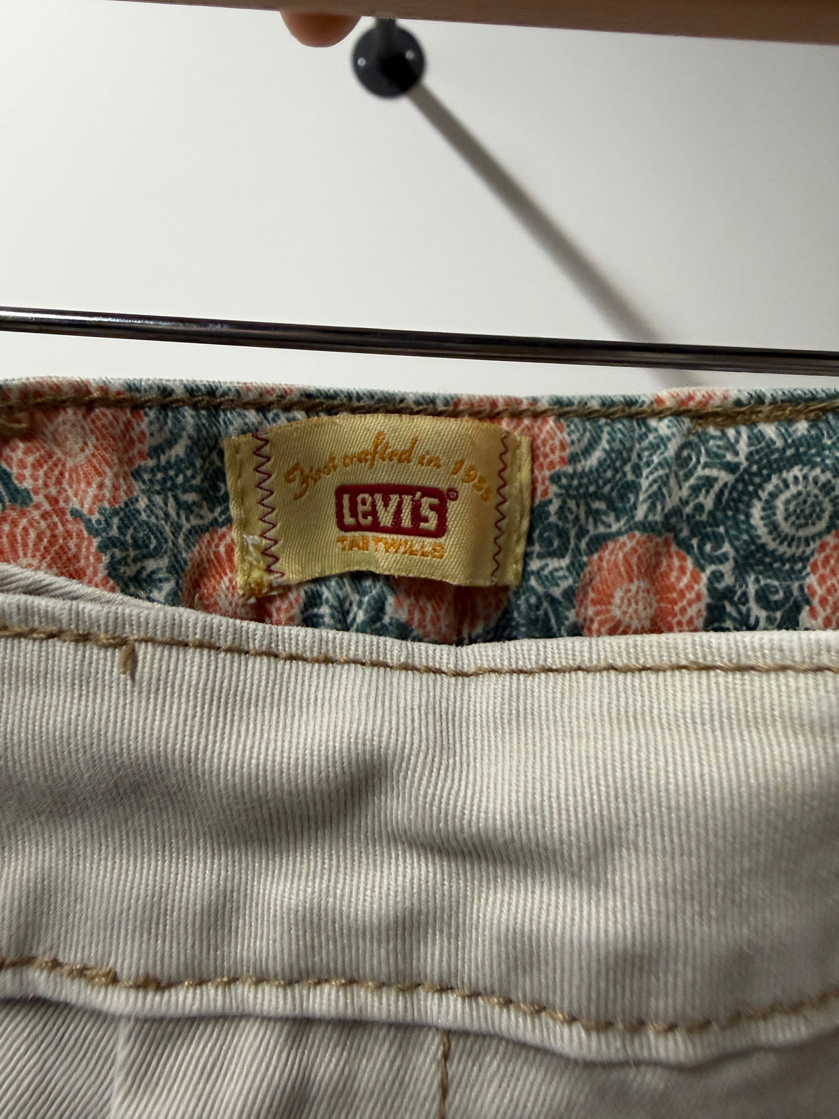 Levi’s Light Khaki Tailored Shorts