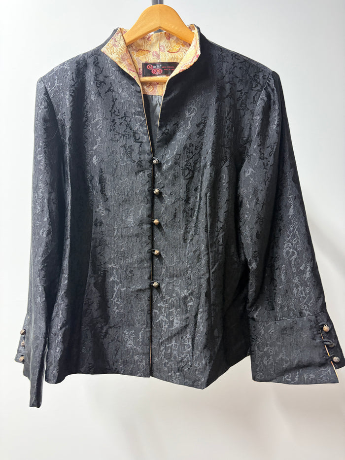 Sheng Tiangliyi Black Brocade Jacket - 175/96A