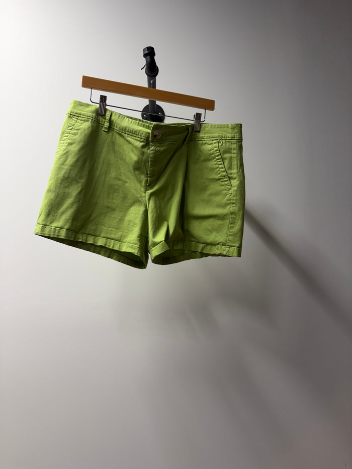 Liz Claiborne Lime Green Chino Shorts