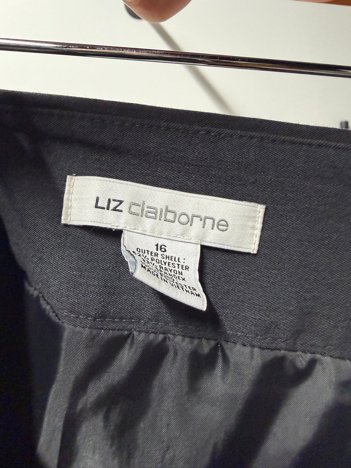 Liz Claiborne Black Pencil Skirt