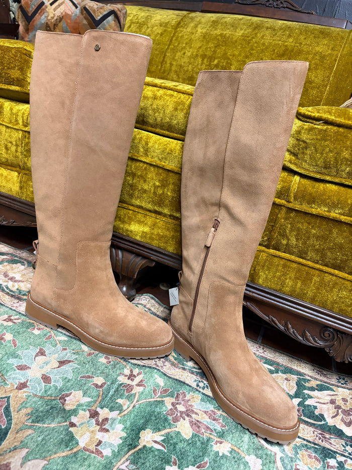 Cole Haan Tan Suede Waterproof Tall Boots | Women’s 11B | New with Tags