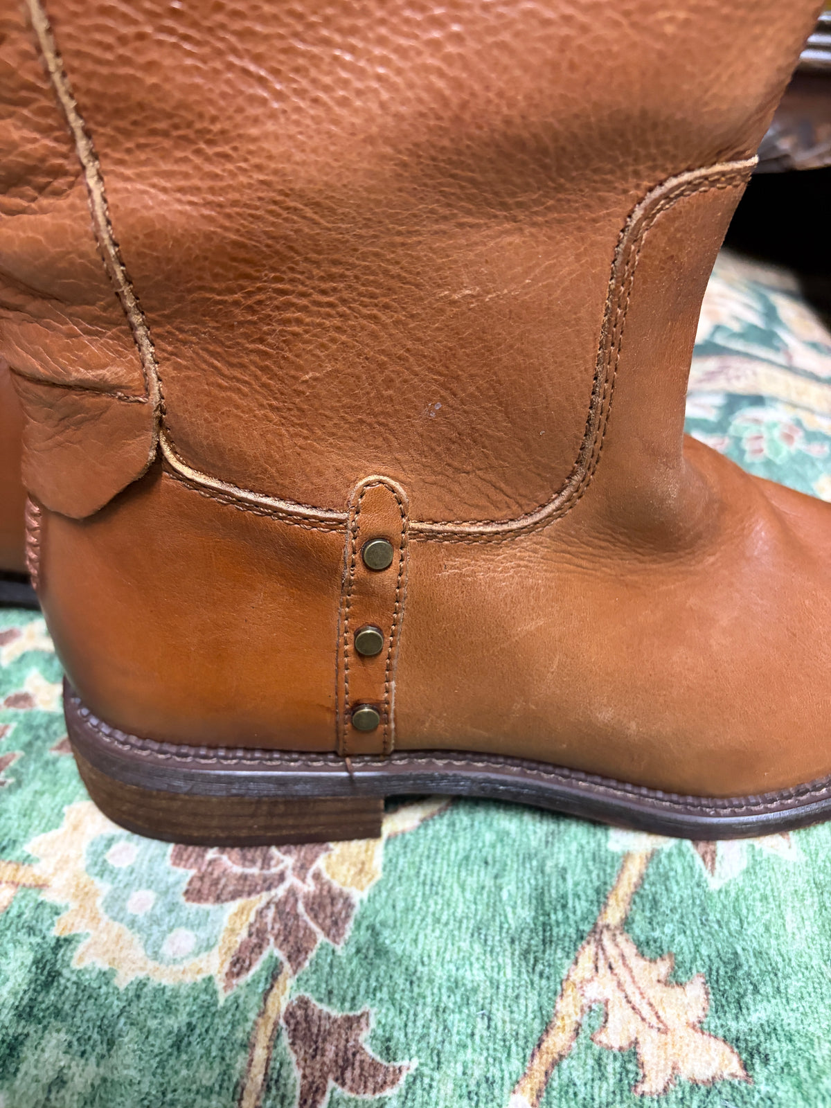Franco Sarto Haleen Cognac Wide-Calf Tall Boots | Women’s 9.5M